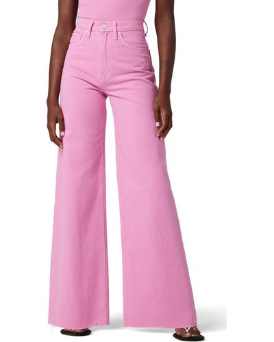 Hudson Jeans James High-rise Wide Leg - Pink