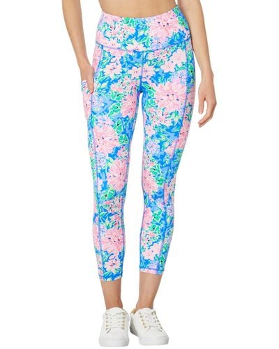 Lilly Pulitzer 26 Luxletic Caille Weekender Legging in Multi Free