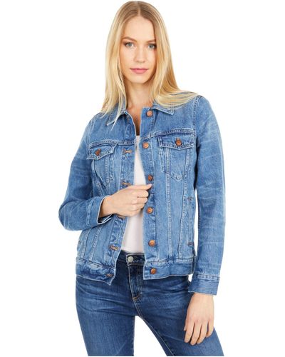 Madewell The Jean Jacket In Pinter Wash - Blue