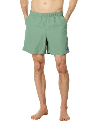 L.L. Bean 6 Classic Supplex Sport Shorts - Green