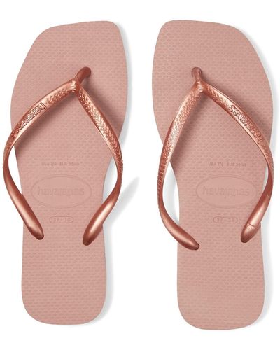 Havaianas Slim Square Flip Flop Sandal - Pink