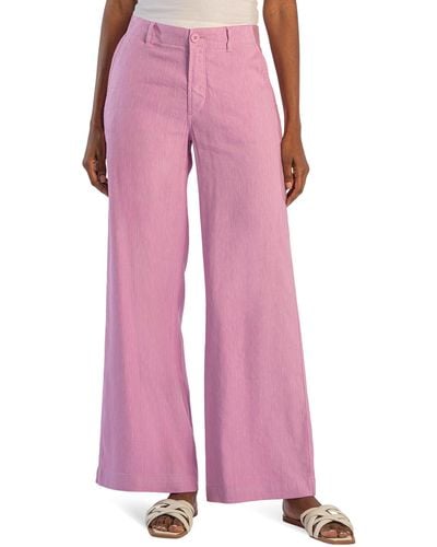 Kut From The Kloth Meg - Wide Leg Pant - Pink