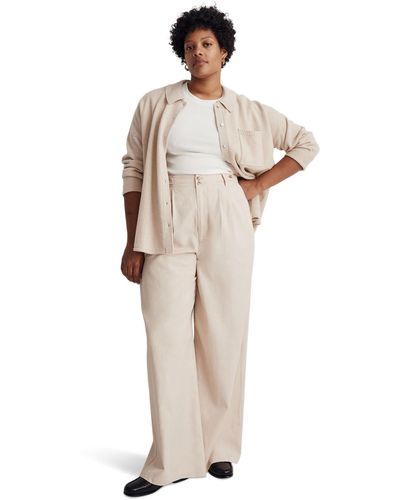 Madewell The Harlow Wide-leg Pant - White