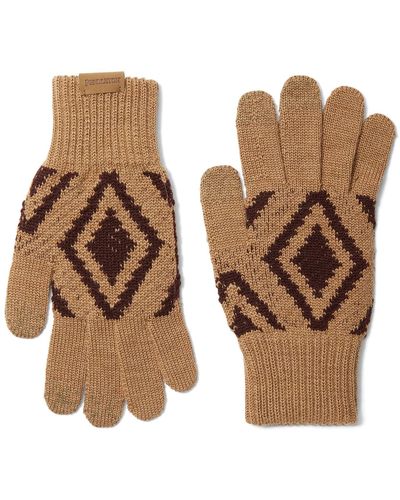 Pendleton Texting Gloves - Brown