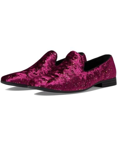 Stacy Adams Stellar Glitter Slip-on Loafer - Purple