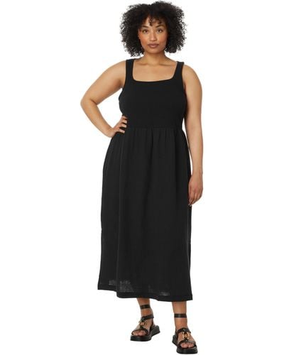 Madewell Plus Knit Tank Midi Dress - Black