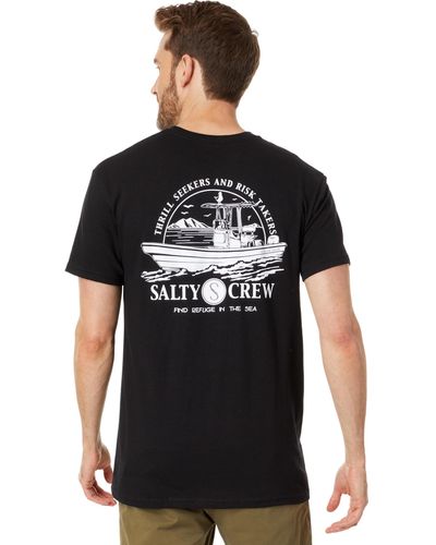 Salty Crew Super Panga Standard Short Sleeve Tee - Black