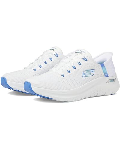 Skechers Arch Fit 2.0 Easy Chic Hands Free Slip-ins - White