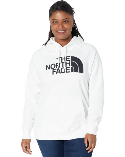 The North Face Plus Size Half Dome Pullover Hoodie - White