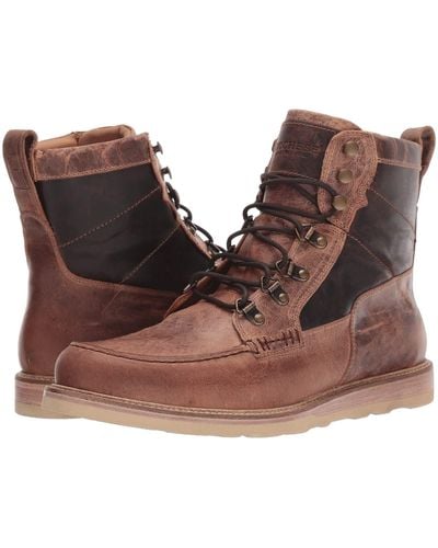 Lucchese Lace-up Range Boot - Brown