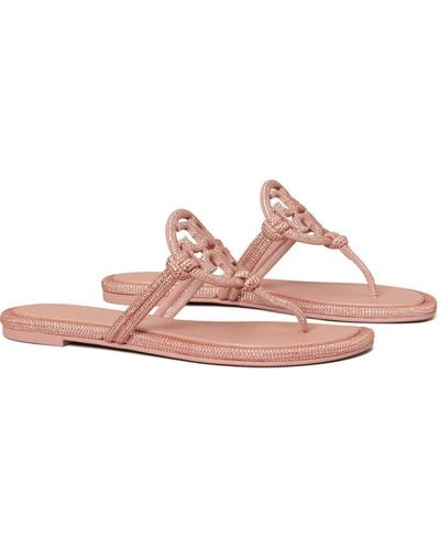 Tory Burch Miller Knotted Pave - Pink