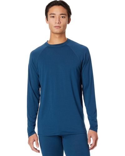 Hot Chillys Clima-wool Crew - Blue