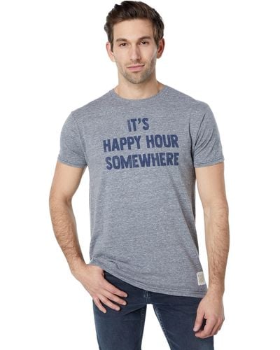 The Original Retro Brand It's Happy Hour Somewhere - Gray