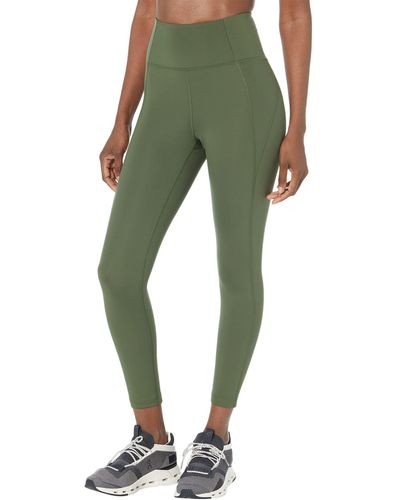 GIRLFRIEND COLLECTIVE 7/8 Length High-rise Compressive Leggings - Green