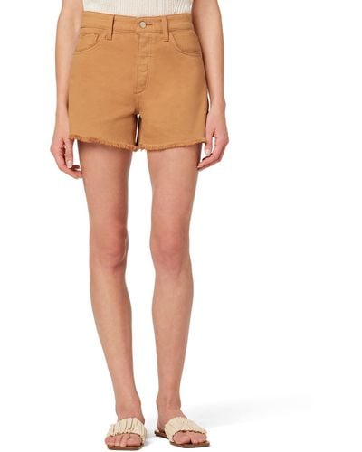 Joe's Jeans The Jessie Relaxed Shorts W/ Fray Hem - Natural