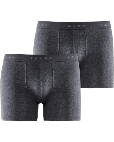 FALKE Daily Comfort Boxer Shorts 2-pack - Gray