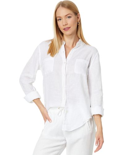 Lilly Pulitzer Sea View Button-down - White