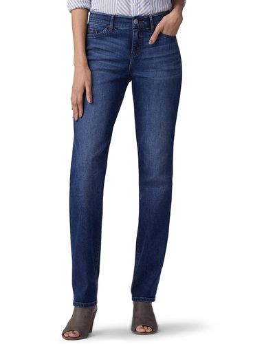 Lee Jeans Size Flex Motion Regular Fit Straight Leg Jean - Blue