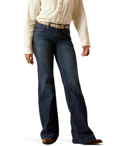 Ariat Perfect-rise Tyra Pants - Blue