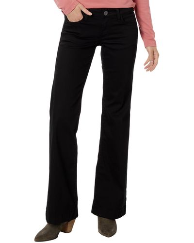 Ariat Trouser Mid-rise Forever Wide Leg Pants In Rinse - Black