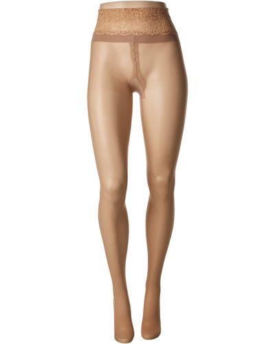 Commando Sexy Sheers With Lace Waistband H10t14 - Natural