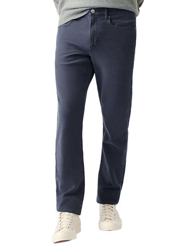 Faherty Stretch Terry Five-pocket - Blue
