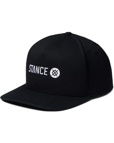 Stance Icon Snapback Hat - Black