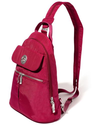 Baggallini Naples Convertible Backpack - Red