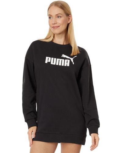 PUMA Essentials+ Crew Fleece Dress - Black