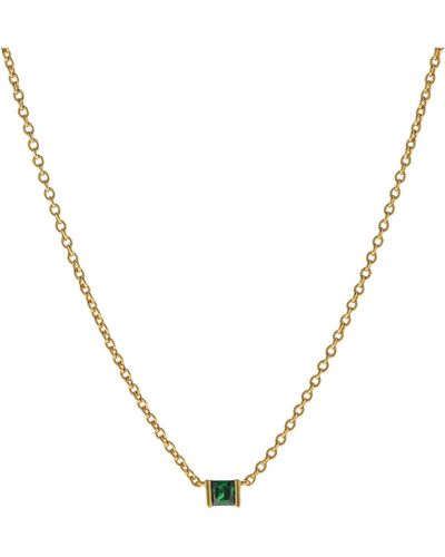 Madewell Delicate Collection Birthstone Necklace - Black