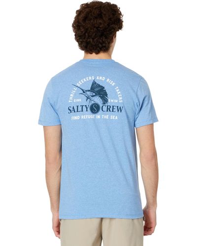 Salty Crew Yacht Club Classic Short Sleeve Tee - Blue
