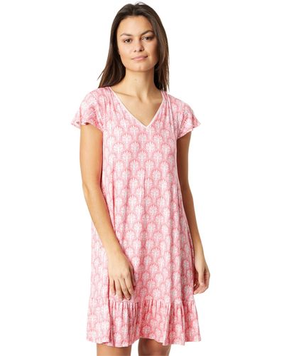 Tommy Bahama Sleeveless Short Gown - Pink