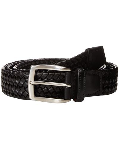 Torino Leather Company 35mm Italian Woven Stretch Leather - Black