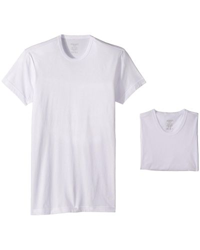 2xist 2(x)ist 3-pack Essential Slim Fit Crew Neck T-shirt (white New Logo) T Shirt