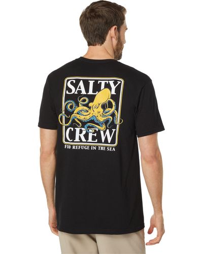 Salty Crew Ink Slinger Standard Short Sleeve Tee - Black