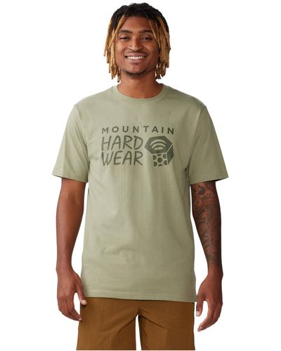 Mountain Hardwear Mhw Logo Short Sleeve - Green