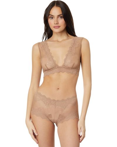 Only Hearts So Fine Lace Tank Bralette - Natural