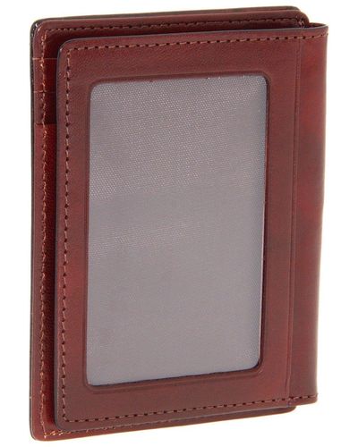 Bosca Old Leather Collection - Front Pocket Wallet - Brown