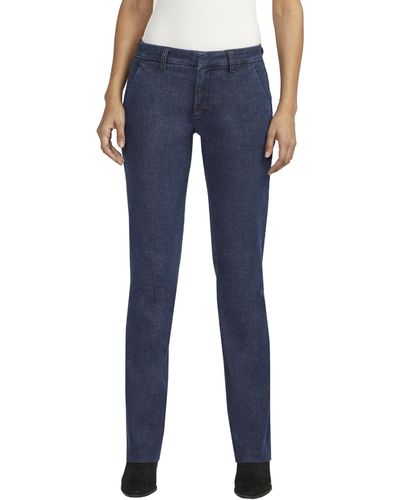 Jag Jeans Alayne Mid-rise Baby Bootcut Jeans - Blue