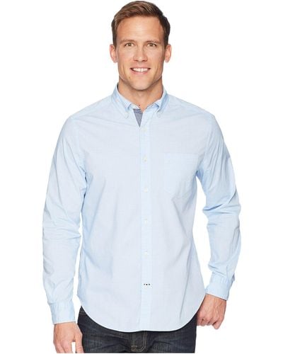 Nautica Long Sleeve Anchor Solid End On End - White