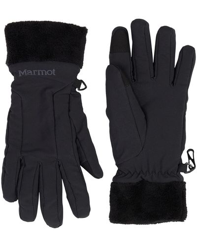Marmot Fuzzy Wuzzy Gloves - Black
