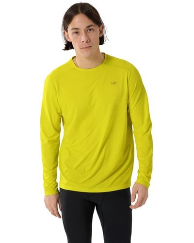 Arc'teryx Cormac Crew Long Sleeve - Yellow