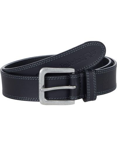 Timberland 38mm Boot Leather Belt - Black