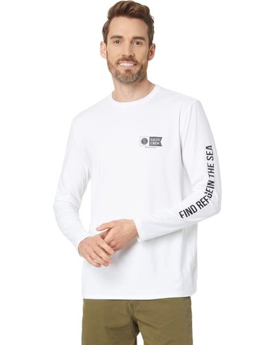 Salty Crew Thrill Seekers Long Sleeve Surf Shirt - White