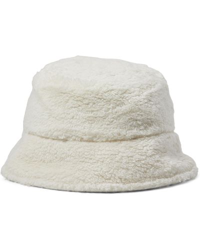 Carve Designs Sherpa Bucket Hat - White