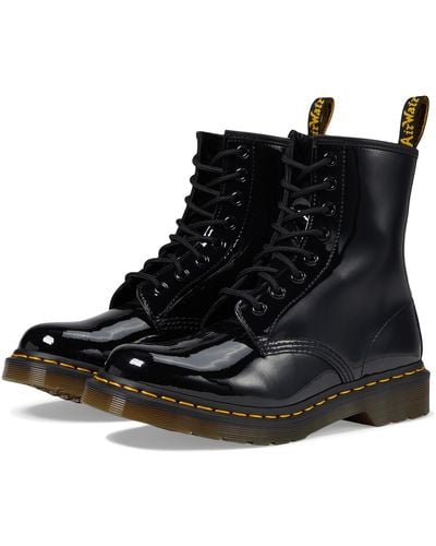 Dr. Martens 1460 Nappa Leather Lace Up Boots - Black