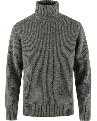 Fjallraven Ovik Roller Neck Sweater - Gray