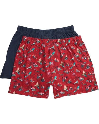 Tommy Bahama 2-pack Knit Boxers - Red