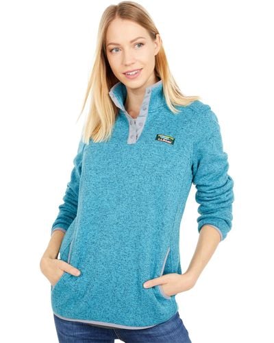 L.L. Bean Sweater Fleece Pullover - Blue