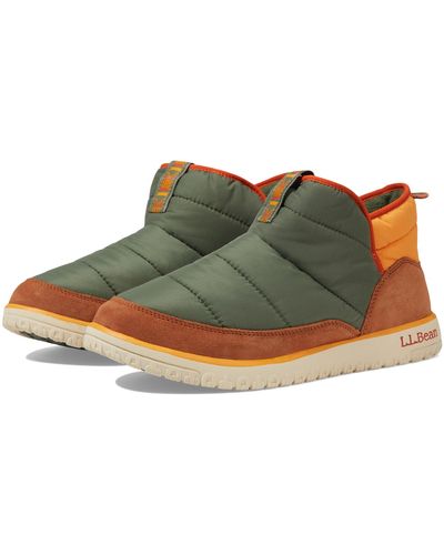 L.L. Bean Mountain Classic Quilted Ankle Boot - Green
